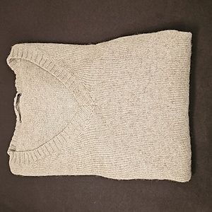 Brandy Melville Grey V-neck Sweater, One Size.